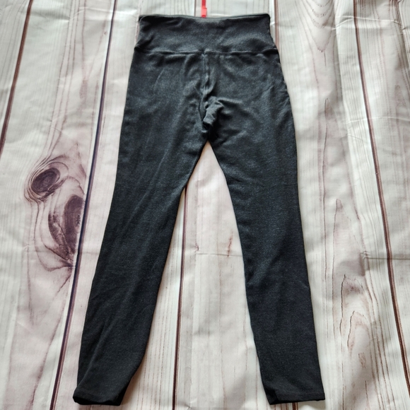 Spanx Leggings Tights Pants Heather Grey Gray Black | Women's Size Medium - Picture 4 of 8